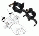 Wrist Restraints Sewn Onto Vests