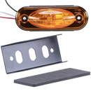 650 Series 6" Oval Amber Mid Turn Marker