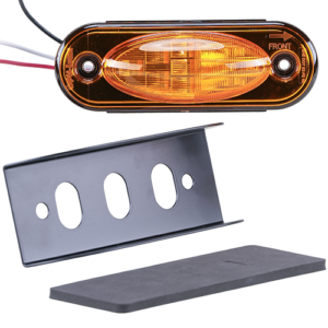 650 Series 6" Oval Amber Mid Turn Marker