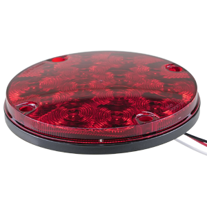 700 Series 7" Round Red Stop/Tail/Turn (Screw Mount, 3-Wire Connection)