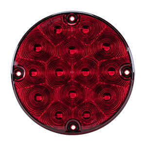 700 Series 7" Round Red Stop/Tail/Turn (Screw Mount, 3-Wire Connection)