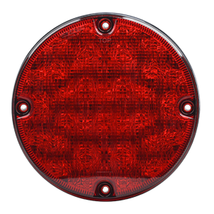 750 Series 7" Round Red Stop/Tail/Turn (Screw Mount, 3-Wire Connection)