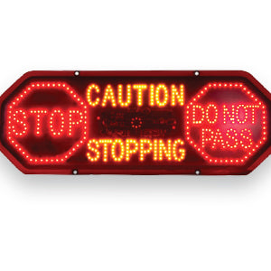 Rear Driver Alert Stop Sign