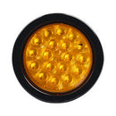 400 Series 4" Round Amber Park/Turn (Grommet Mount, PL3 Connector)
