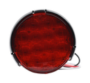 4" Round Red Stop/Turn/Tail License Plate Light (Screw Mount, 3-Wire Connection)