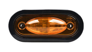 650 Series 6" Oval Amber Mid Turn Marker